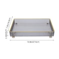 thumbnail image 2 of 1Pcs Storage Dish For Household Item In Grey Color With 10.81X7.27X2.36in Size, 2 of 5