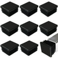 thumbnail image 1 of Tubing Post End Cap for Easy Install, Furniture Protection Square Tubing Plug, 8 Pieces Compressive Wear Proof Waterproof High-quality Plastic End Caps for Home or Outdoor Projects, 1 of 7