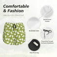 thumbnail image 6 of Lsque Funny Chicken Printed Women's Running Shorts with Liner Pockets,Elastic Quick Dry Workout Athletic Gym Yoga Shorts,Womens High Waist Shorts-Medium, 6 of 9
