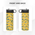 thumbnail image 3 of Honeii Shark Print Print 18 oz Insulated Water Bottle with Straw Lid, Stainless Steel Sports Water Bottles, Double Walled Vacuum, Leak Proof, 3 of 8