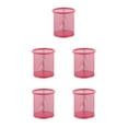 thumbnail image 1 of Tholdsy Mesh Metal Pen Holder Pot Smooth Office Fashion Edge Eraser Caddy Organizer Stationery Ruler Holders Desk Table Container Type2 NO2, 1 of 6