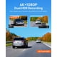 thumbnail image 2 of Dash Cam 70mai M800 4K Delantera y Trasera para Autos con eMMC de 128GB, 2 of 8