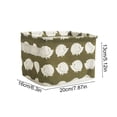 thumbnail image 3 of Hyknon Fabric Storage Basket with Handles, 7.9x6.3x5.1 Inch, Decorative Organizer Bins for Closet Bedroom Toys Books Home Organization, 3 of 7