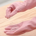 thumbnail image 5 of Rubber Gloves-Latex Free Kitchen Cleaning Gloves Household Waterproof Dishwashing, 5 of 6