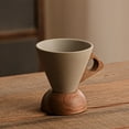 thumbnail image 2 of Elegant Conical Coffee Cup Light Brown, 2 of 6
