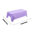 thumbnail image 3 of Disposable Tablecloths, 54x72 Inches, Plastic Material, Easy Clean, Strong Stain Resistance, for Parties, Picnics, Christmas Events, Ihhxbz, 3 of 8
