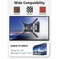 thumbnail image 3 of LAFLAURENT Full Motion TV Wall Mount with Swivel Arm for 32" 40" 43" 50" 55" 60" Inch Flat Screen TVs, Tilt, Extend, Heavy-Duty Articulating Bracket, VESA 400x400, Holds up to 77 lbs, 3 of 12