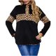 thumbnail image 1 of Moda mujer Casual felpa invierno cálido manga larga Patchwork señoras Tops sudaderas Fridja  fhghd2551, 1 of 9