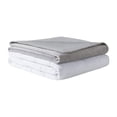 thumbnail image 1 of MP2 Couverture Lestée Réversible Rafraîchissante et Chaude pour Dormeurs Chauds et Froids, 48"x72 Pouces 15lbs, Gris, 1 of 1