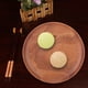 thumbnail image 4 of Plato de aperitivos de forma redonda, plato de dulces y galletas de frutas para uso en cafetería casera, 4 of 8