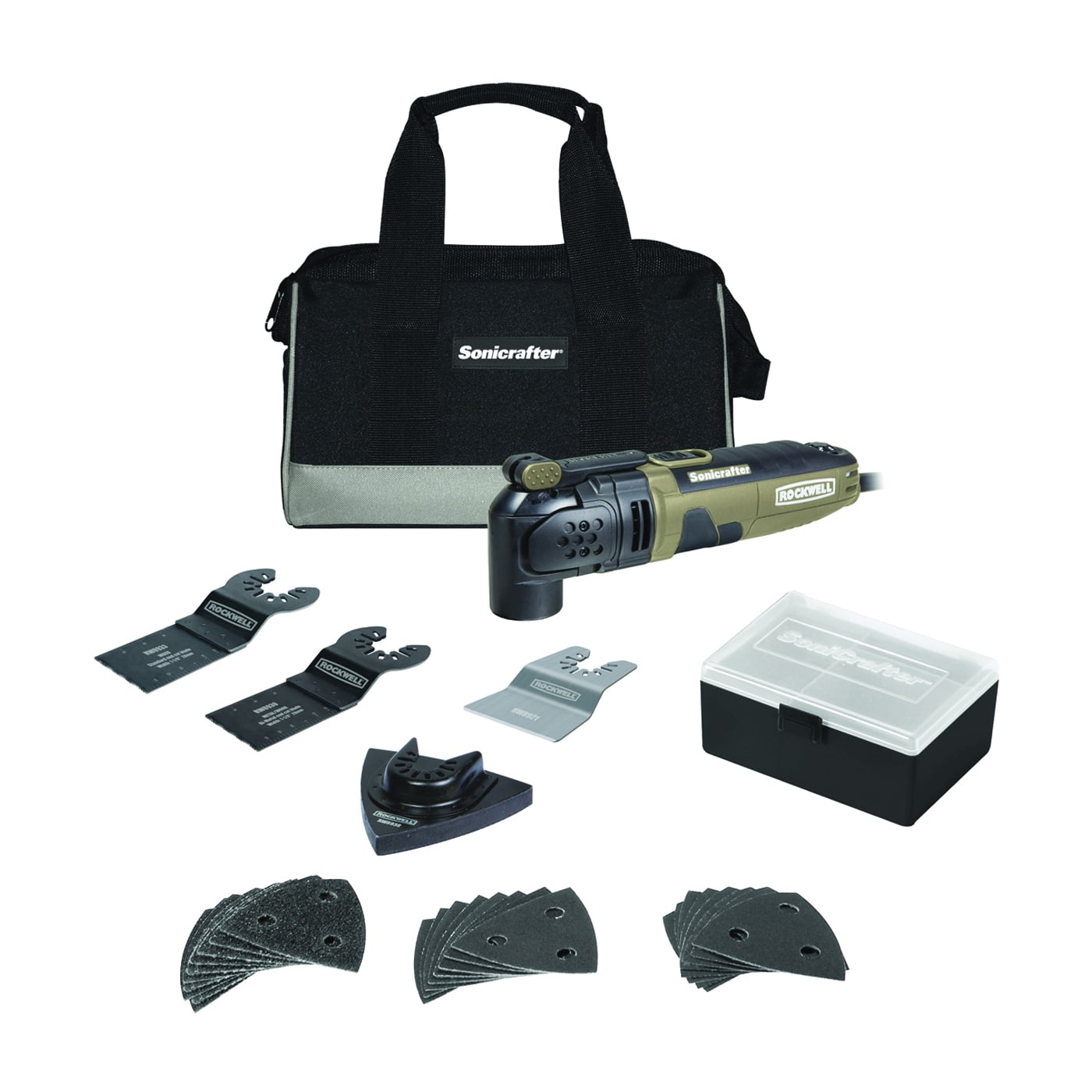 Rockwell Sonicrafter Rk5121k Oscillating Multi-Tool, 120 V, 10 ft L Cord