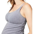 thumbnail image 5 of Cake Maternity Ice Cream Nursing Tank Top, Nursing Tops for Women Breastfeeding with Built in Bra (for US F-I Cups), Grey, X-Large, 5 of 6