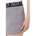 thumbnail image 2 of Nike Women's Pro 5" Training Short (Gunsmoke/Heather/Gunsmoke/Black, Small), 2 of 3