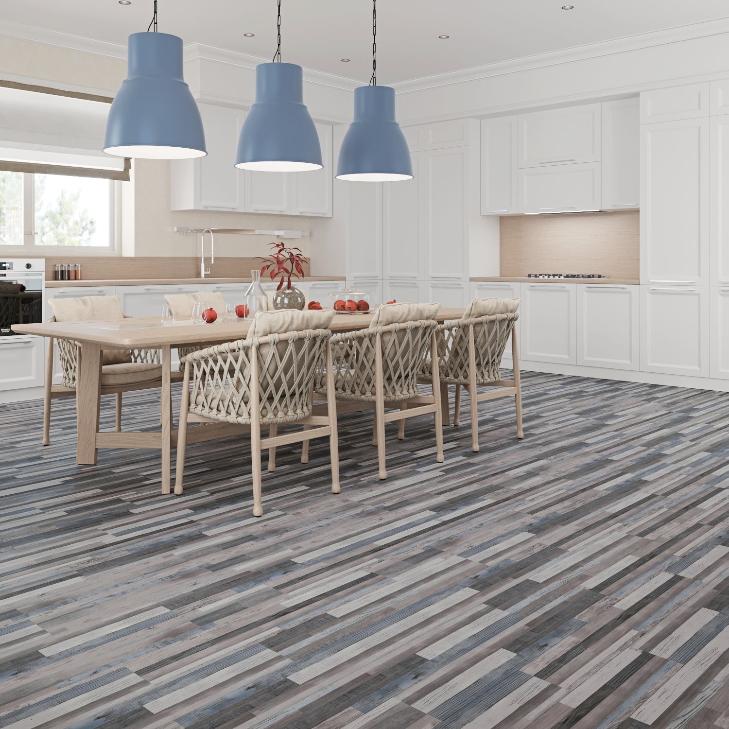 Lucida Surfaces BaseCore Quilt Peel and Stick Vinyl Flooring Wood Look Planks 36 Pack (54sqft/Case)