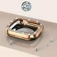 thumbnail image 6 of Allytechgroup Case for iWatch Series 9/8/7 45mm, Bling Sparkly Diamond Rhinestones Support Wireless Charging No Screen Protective Heavy Duty Protection for Apple Watch Series 9/8/7 45mm, Clear, 6 of 6