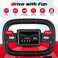 thumbnail image 4 of Costway Auto Tamponneuse Électrique 6 V pour Enfants avec Rotation à 360° Moteurs Doubles 2 Vitesses Rouge, 4 of 10