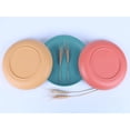 thumbnail image 6 of LuckyZone 7.8 Inches Unbreakable Wheat Straw Plates - Reusable Plate Set - Dishwasher & Microwave Safe - Perfect for Dinner Dishes - Healthy, BPA Free & Eco-Friendly (7.8 Inches), 6 of 10