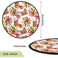 thumbnail image 2 of Watercolor Xmas Socks Christmas Tree Mats Waterproof Tree Skirt, Christmas Winter Holiday Xmas Tree Stand Tray Mat Floor Protector Pad for Holiday Party Decoration, 28.3", 2 of 6