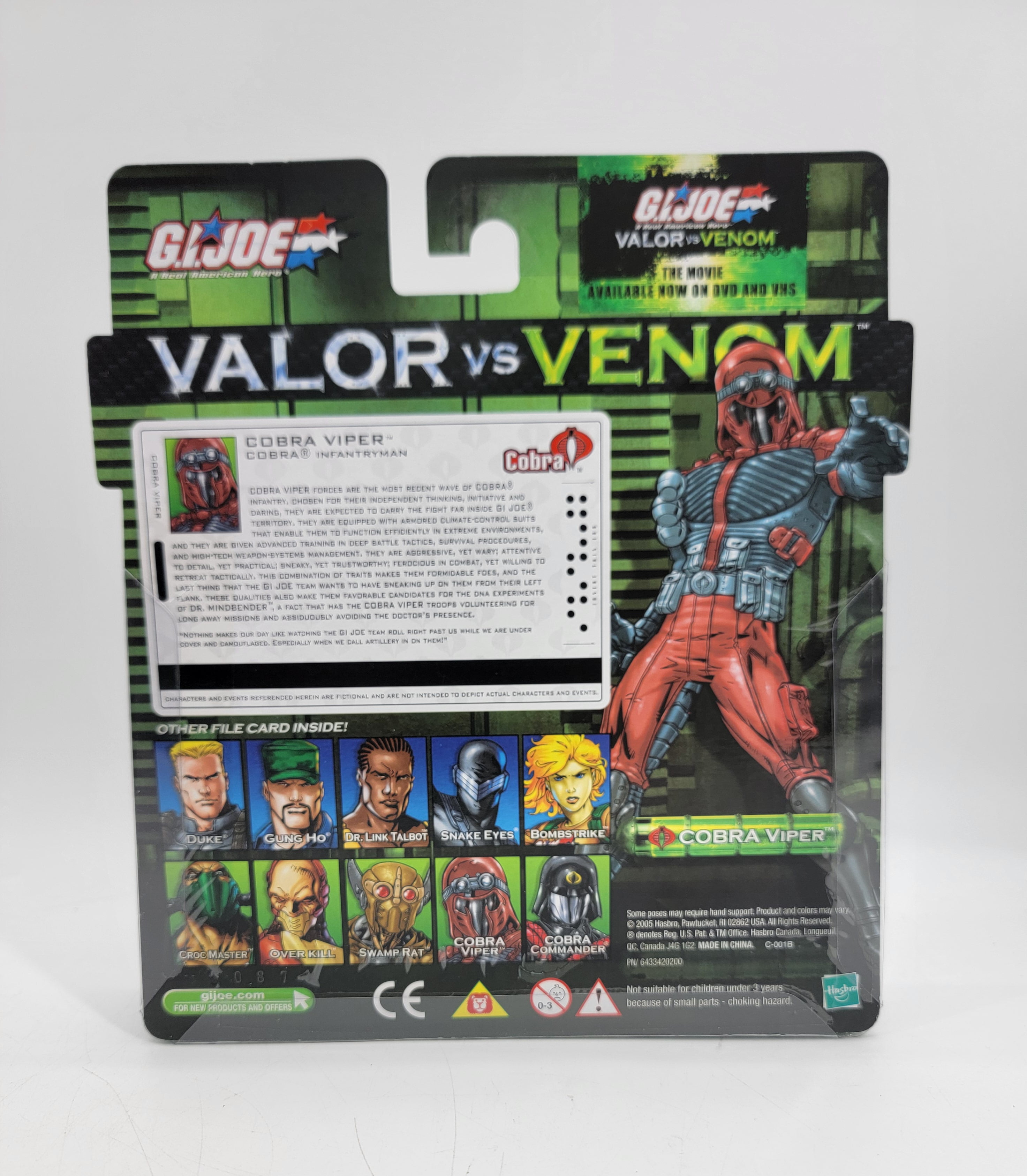 GI Joe Valor vs. Venom Gung Ho & Cobra Viper Action Figure 2-Pack