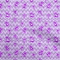 thumbnail image 1 of oneOone Polyester Spandex Purple Fabric Beach Wave With Tree Sewing Craft Projects Fabric Prints By Yard 56 Inch Wide, 1 of 4