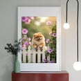 thumbnail image 2 of Diamond Art Kits for Adults - 5d Cute Pomeranian By Flower Fence Diamond Painting for Adults, Diamond Art for Adults Beginners, Diamond Painting Kits for Adults for Home Wall Decor, 2 of 7