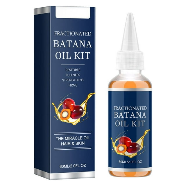 Aceite esencial Batana Oil para el crecimiento del cabello - Aceite Batana para un cabello más sano, grueso y abundante - Potenciado con ingredientes botánicos de 60 ml (Compre 2 y ahorre un 10 %)