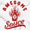 thumbnail image 2 of Funny Awesome Flaming Hot Sauce Joke Plus Size Crewneck Graphic Tee Shirt Brisco Brands 3X, 2 of 6