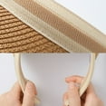 thumbnail image 7 of 2023 Summer Hat One Size Women Sun Hats Handmade Lafite Grass Straw Visor Caps Empty Top Hat Outdoor Uv Protection Beach Cap, 7 of 7