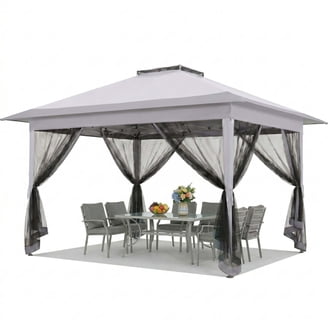 10 Feet x 13 Feet Tent Canopy Shelter with Removable Netting Sidewall - Walmart.com 10 Feet x 13 Feet Tent Canopy Shelter with Removable Netting Sidewall - Walmart.com