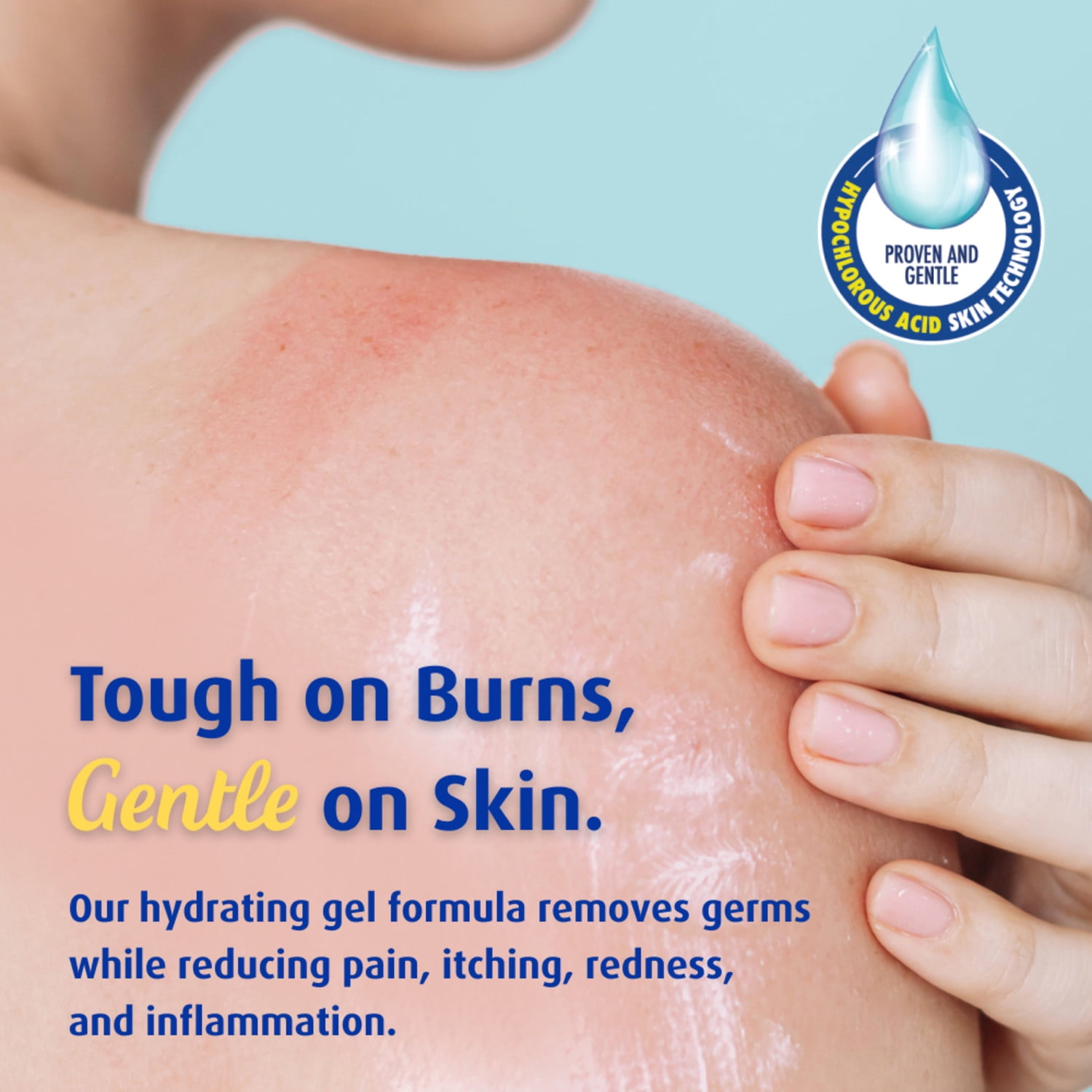 Solarcaine Advanced Burn Relief Hydrogel with Hypochlorous Acid, 6 oz Pump