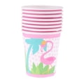 thumbnail image 2 of 3x 8 Pcs de Tazas de Papel Desechables Color Mezclado Accesorio de Bricolaje Ecologico Soledad Tazas de papel para fiestas de flamencos, 2 of 6