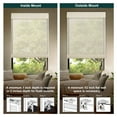 thumbnail image 5 of Chicology 52.5"W x 36"H Light-Filtering Cordless Mesh Bamboo Shade, Mesh Sand, 5 of 7