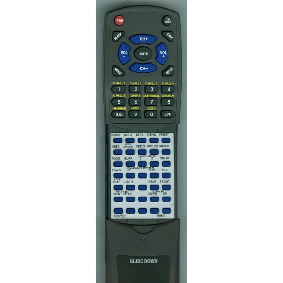 Replacement Remote for YAMAHA RTRSDSP3000, RSDSP3000, DSP3000