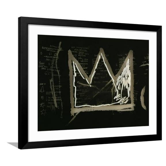 Art.com Tuxedo, 1982-83(detail) Giclee Print by Jean-Michel Basquiat, Black Frame Wall Art, 40" x 32"