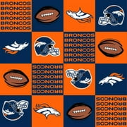 NFL Denver Broncos Cotton Fabric, 10 Yds.