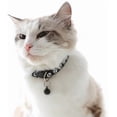 thumbnail image 2 of Dog Collar with Bell, 2-Pack Puppy Collar Reflective Cat Collar Nylon Soft Adjustable Buckle for Extra Small Tiny Boy Girl Pets Female Male Kitten Yorkie Teacup Chihuahua, 2 of 7