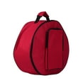 thumbnail image 1 of Eccomum Compact Snare Drum Bag Backpack Case with Shoulder Strap Outside Pockets Musical Instrument Accessory Red, 1 of 7