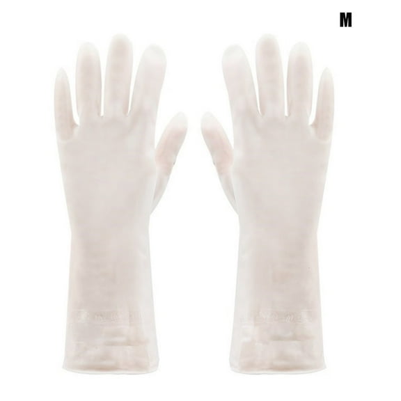 Kitchen Apron Sleeve Long Rubber Warm Gloves Kitchen Dish Washing Cleaning Tool Hand Gloves Dishes Washing Gloves Latex Gauntlets, Kitchen Apron Sleeve
