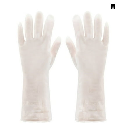 

Wesracia Kitchen Organization Long Rubber Warm Gloves Kitchen Dish Washing Cleaning Tool Hand Gloves Dishes Washing Gloves Latex Gauntlets