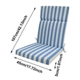 thumbnail image 3 of High Back Outdoor Dining Chair Cushion Set of 1, Fade Resistant Polyester Fabric Patio Chair Pad, 42 x 17 x 1.9 Inch Outdoor Cushion for Dining Chair, Waterproof Seat Cushion for Patio Furniture, 3 of 5