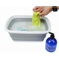 thumbnail image 3 of SAMMART 10L (2.6 Gallons) Collapsible Tub - Foldable Dish Tub - Portable Washing Basin - Space Saving Plastic Washtub, 3 of 6