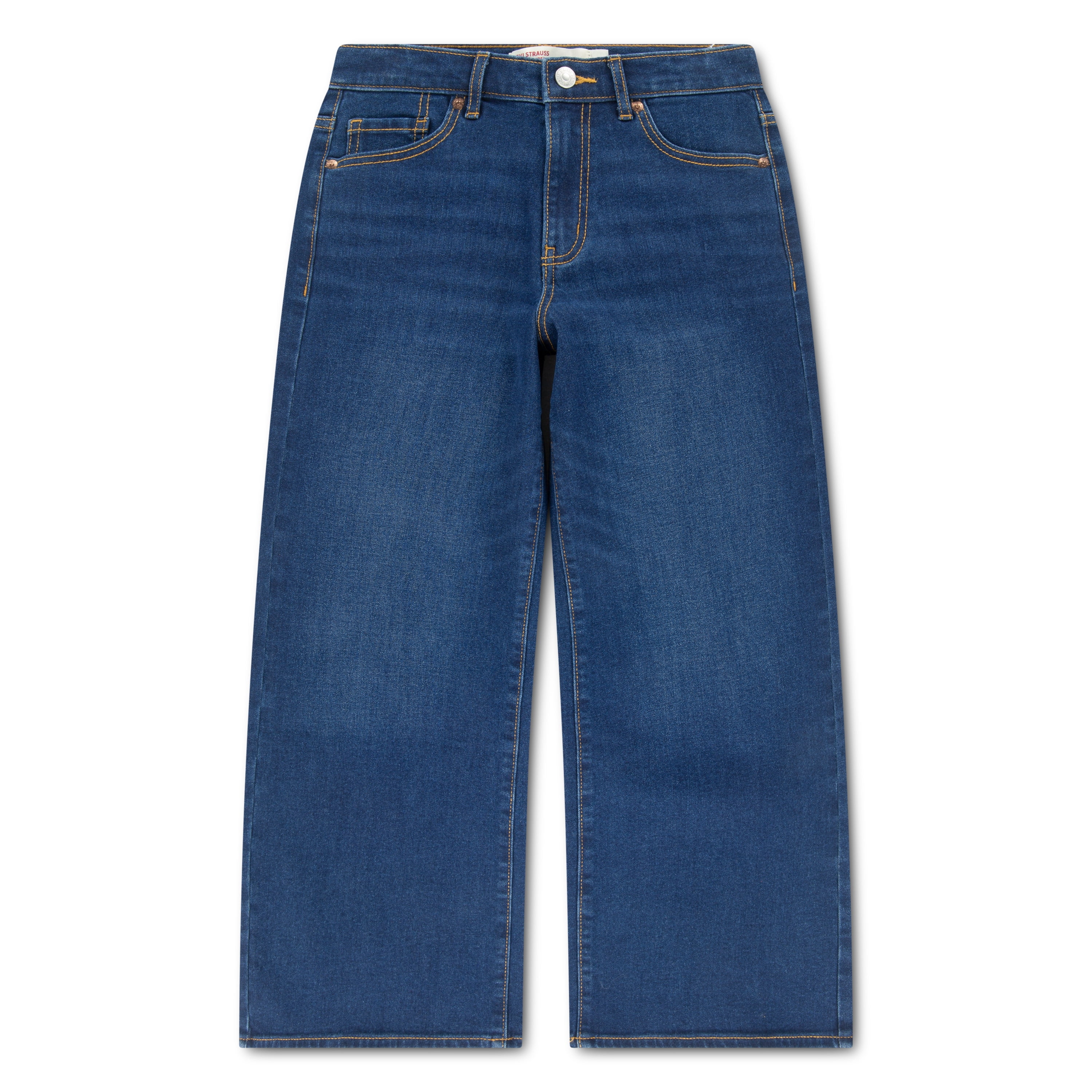 Levi Strauss Signature Girls Wide Leg Baggy Denim Jean, Size 5-18