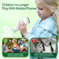 thumbnail image 3 of Microscope Toy, Magnifier, 2" IPS Screen 1000x Handheld Digital Microscopes HD, Pocket Portable Microscopes for Children (White), 3 of 8