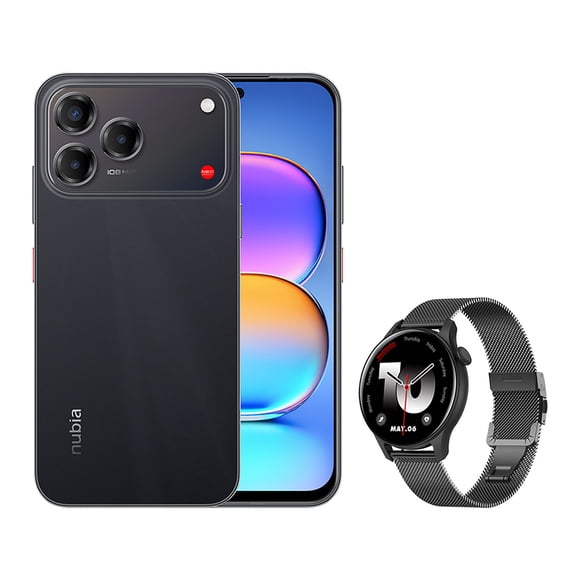 Smartphone Nubia V80 Pro Bundle 256GB Negro Telcel