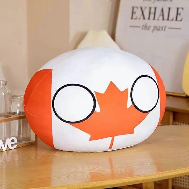 Muñeco de peluche de Polandball de 10 a 40 cm, Country Ball, ONU, EE. UU., URSS, FRANCIA, RUSIA, REINO UNIDO, KR, JAPÓN, UE, CANANDA, ITALIA, colgante de almohada de peluche para niño, colgante de 1
