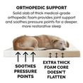 thumbnail image 6 of FurHaven Ultra Plush Deluxe Full Support Orthopedic Deluxe Mattress Pet Bed for Dogs & Cats - Cream, Large, 6 of 10