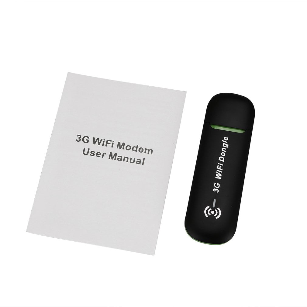 3G Mobile WiFi Hotspot Car USB Modem Universal Broadband Mini Wi-fi Routers Mifi Dongle with SIM Card Slot 