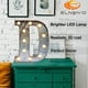 thumbnail image 2 of Letra Decorativa LED Marquee D Elnsivo Estilo Vintage Oxidado, 2 of 7