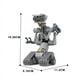 thumbnail image 3 of Juguete de rompecabezas con modelo de robot Thunderbolt 5, ensamblaje de bloques de construcción de partículas pequeñas, 3 of 5