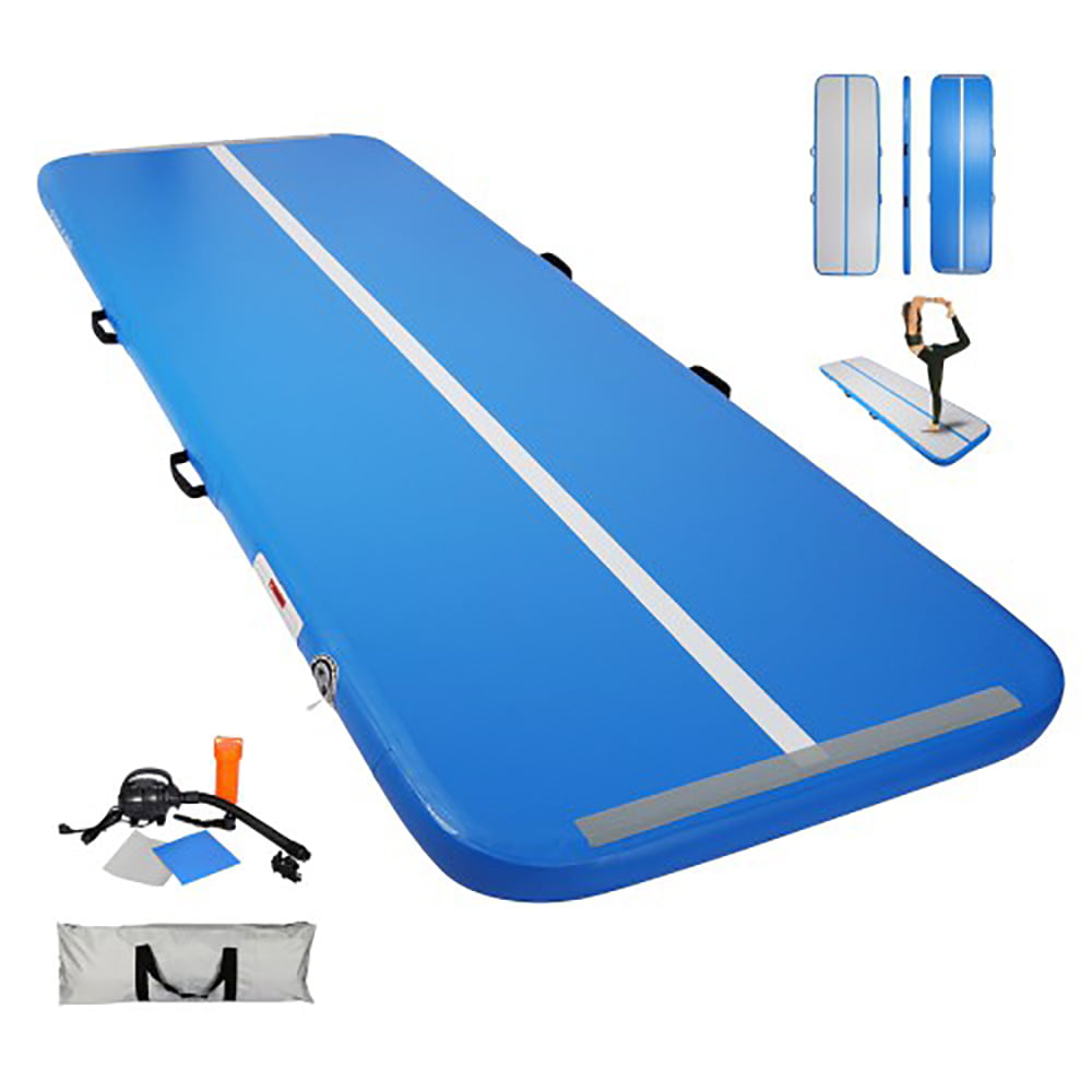 ILIMSY Air Track Tumbling Mat Inflatable Gymnastics Mat for Home Use 10ft 13ft 16ft 20ft 26ft Training Mats with Electric Air Pump for Training Cheerleading/Yoga/Martial Arts/Acrobatics 